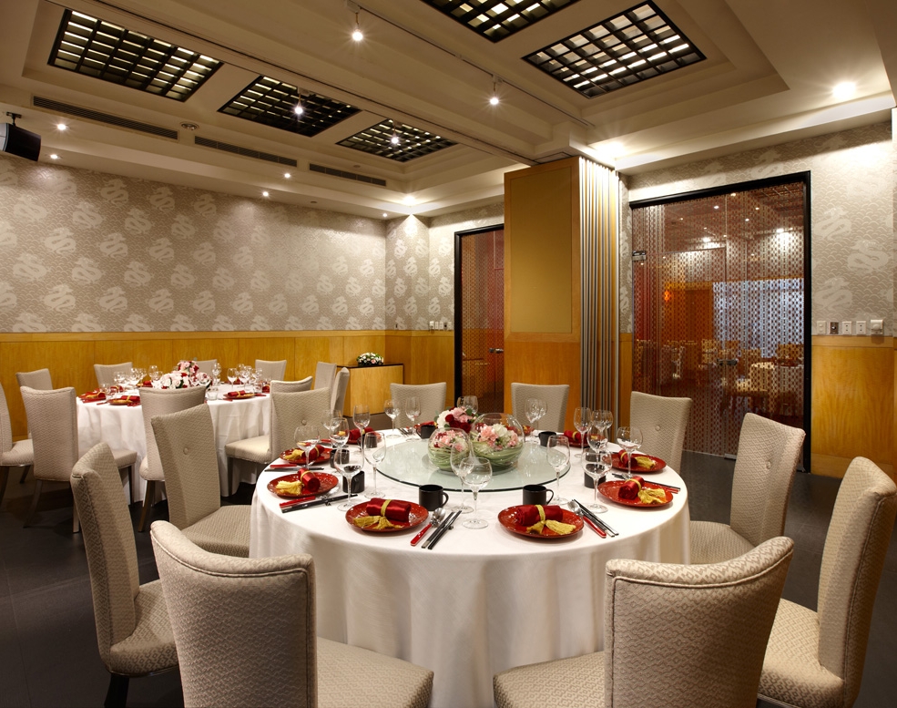 瓏山林台北中和飯店-紅餐廳包廂